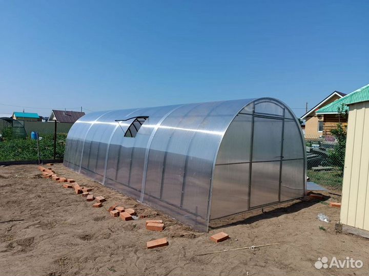 Теплицы в наличии (каркас + поликарбонат)