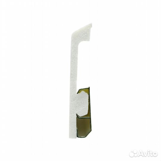 Плинтус экополимер Winart Pro 80х17х2000 мм белый с монтажной планкой (90.80.001.001)