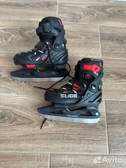 Коньки детские раздвижные 26-31