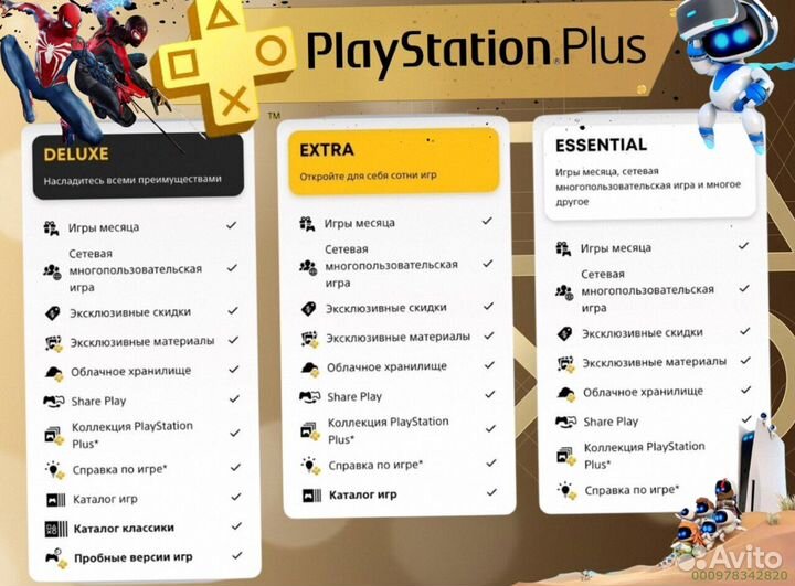 Подписка ps plus турция delux на ps5 ps4 (Арт.49772)