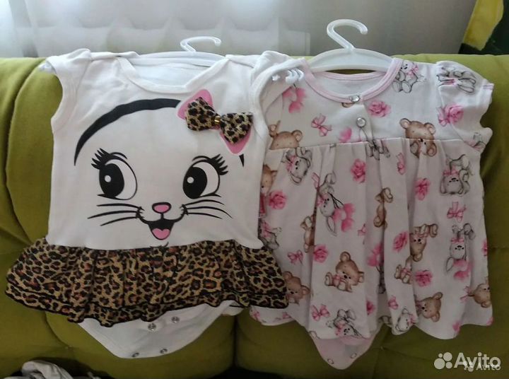 Боди платье на девочку