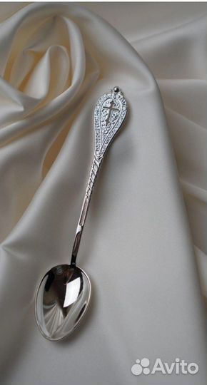 Детская серебряная ложка