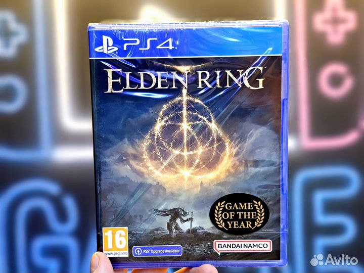 Новый диск ps4 ps5 Elden Ring, русская версия