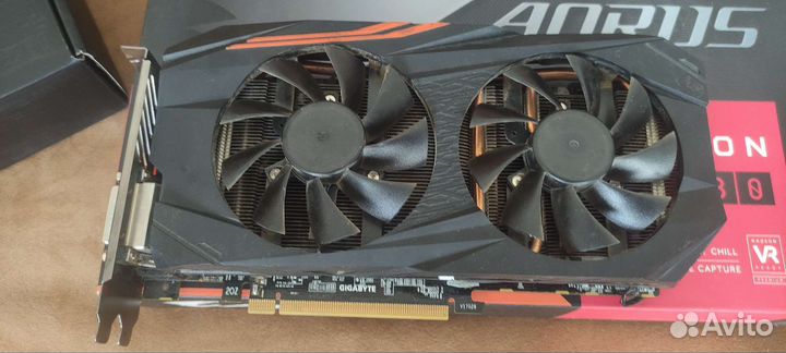 Видеокарта Gigabyte Aorus RX580 4Gb