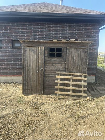 Деревянный туалет/душ