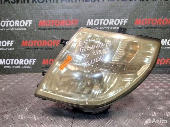 Фара левая Ниссан Эльгранд E51 100-24854 ксе А562