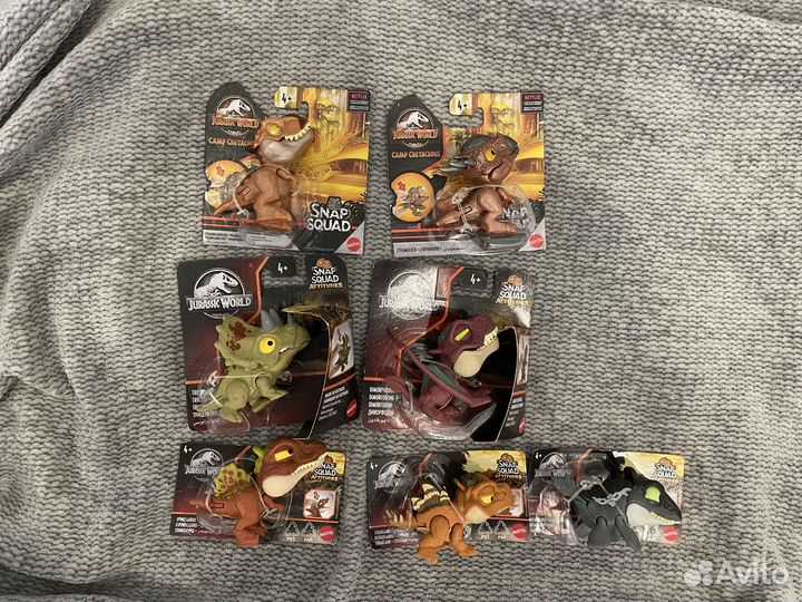 Динозавры разные Jurassic world Mattel