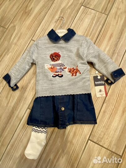 Комплект (платье+джемпер) д/д Bebüs р.80