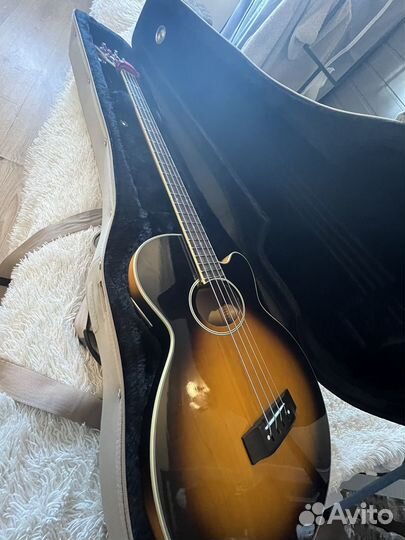 Акустическая бас гитара Epiphone El Capitan + кейс