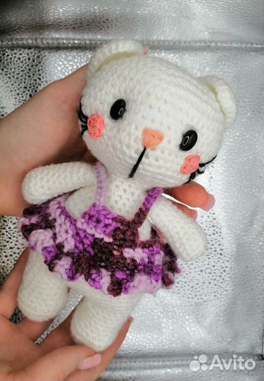 Вязаный заяц,котик,жираф,мопс