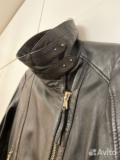 Кожаная куртка mango натуральная