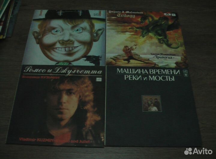 Виниловые пластинки-рок. Оригиналы