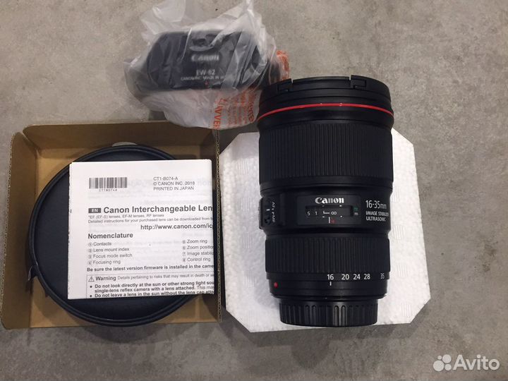 Canon EF 16-35mm f/4L IS USM New