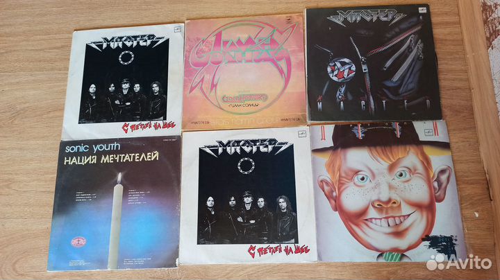 Виниловые пластинки рок