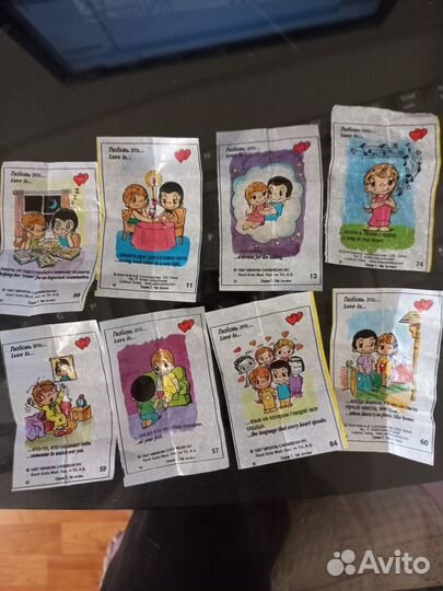 Вкладыши love is 7 серия