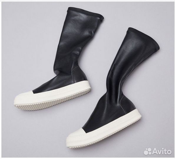 Ботфорты кожаные Rick Owens