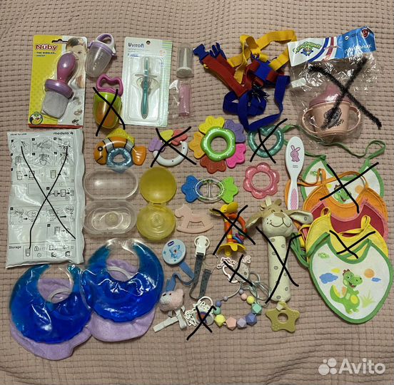 Детские грызунки,ниблер,накладки, щетка для зубов