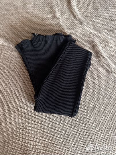 Легинсы женские клеш черные S 42 р