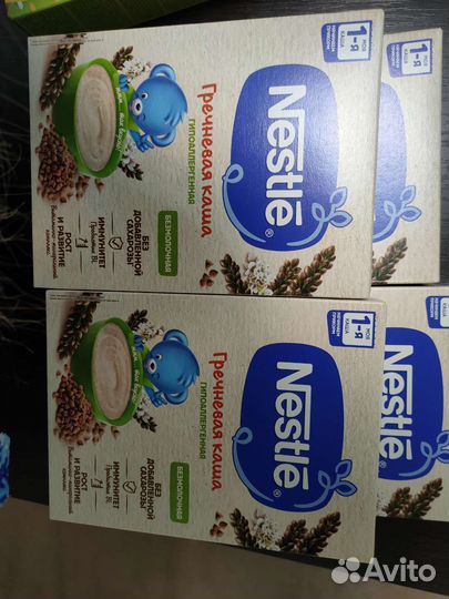 Каша безмолочная Nestle и Heinz