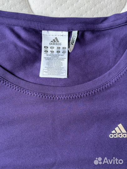 Футболка adidas женская, топ для фитнеса. Майка