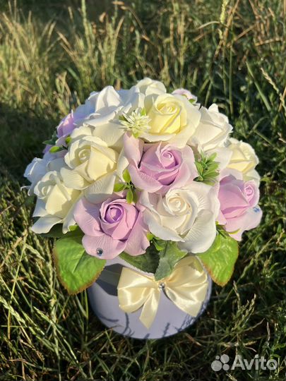 Букет из пенных роз