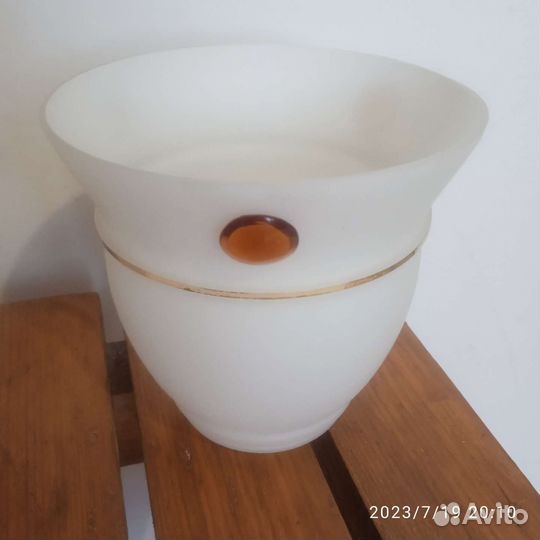 Плафоны стекло. винтаж