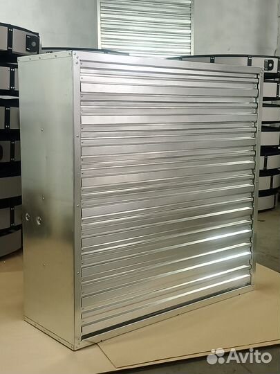 Вентилятор осевой промышленный с жалюзи