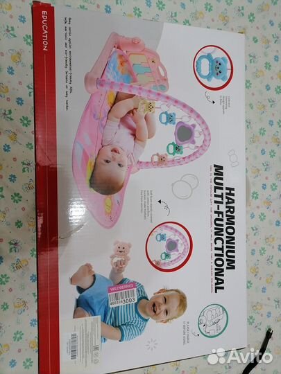 Развивающий коврик музыкальный