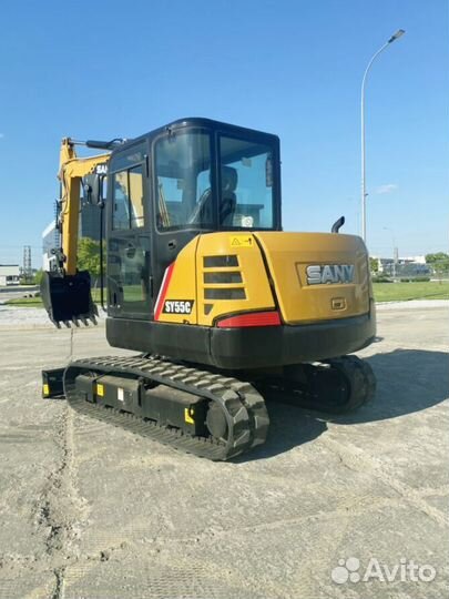 Мини-экскаватор SANY SY55C, 2024