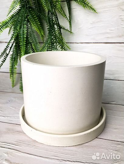 Горшок для цветов бетон