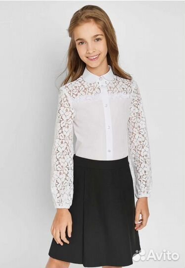 Блузки школьные 128 размер