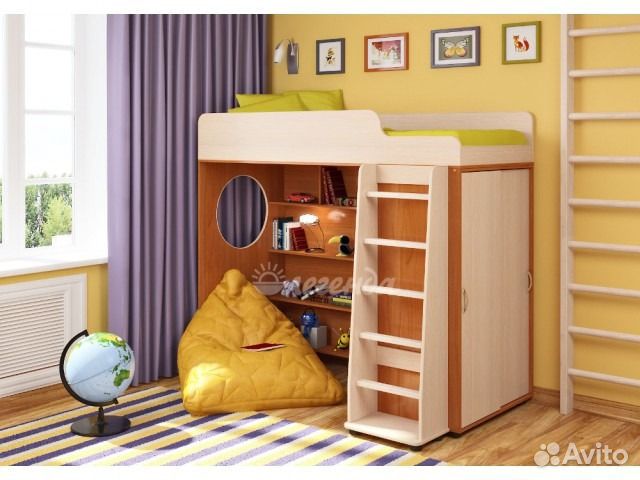 Кровать чердак