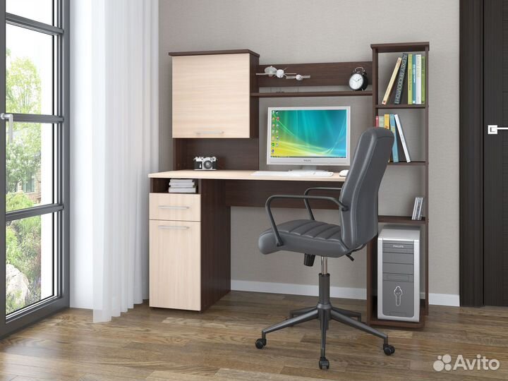 Компьютерный стол ск-22 Лоредо Венге /Дуб молочн