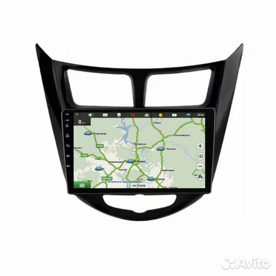 Магнитола Hyundai Solaris 2010-2016