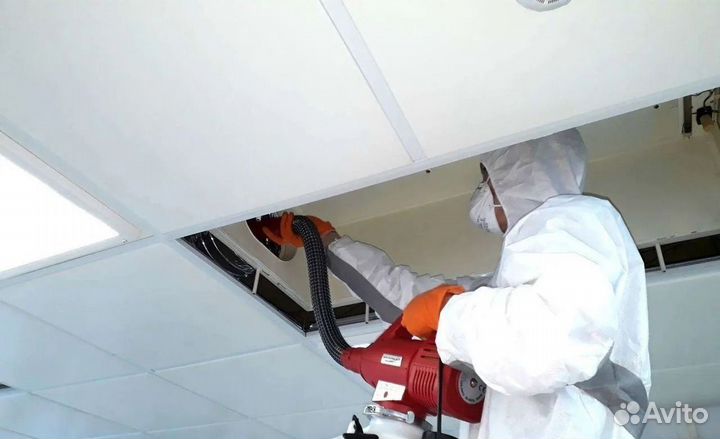 Очистка вентиляции от жира.Дезинфекция вентиляции