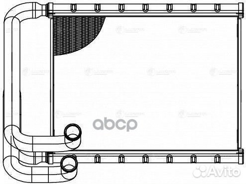 Радиатор отопителя LRh 0849 LRH0849 luzar