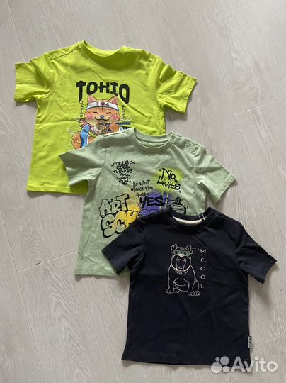 Футболка, рубашка, бомбер, носочки