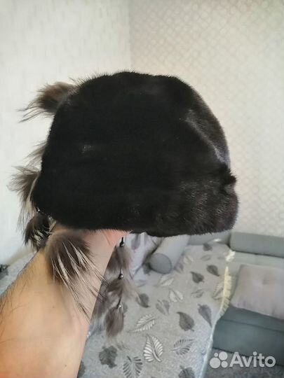 Шапка норковая женская