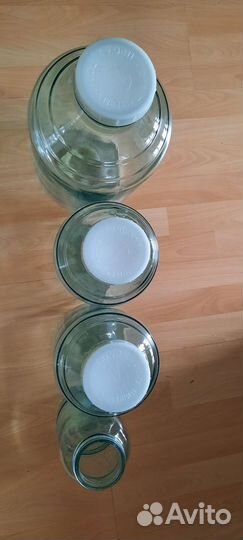 Бутыли 2 л, 5л и 10 л стеклянные СССР с крышкой