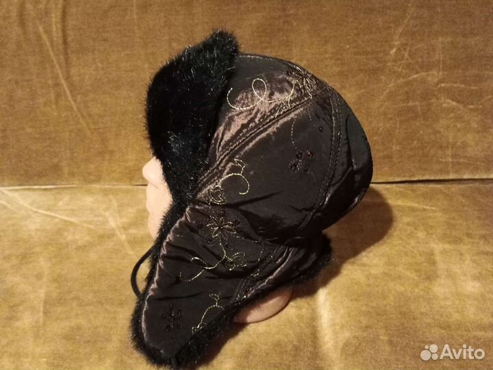 Ушанка на утеплителе