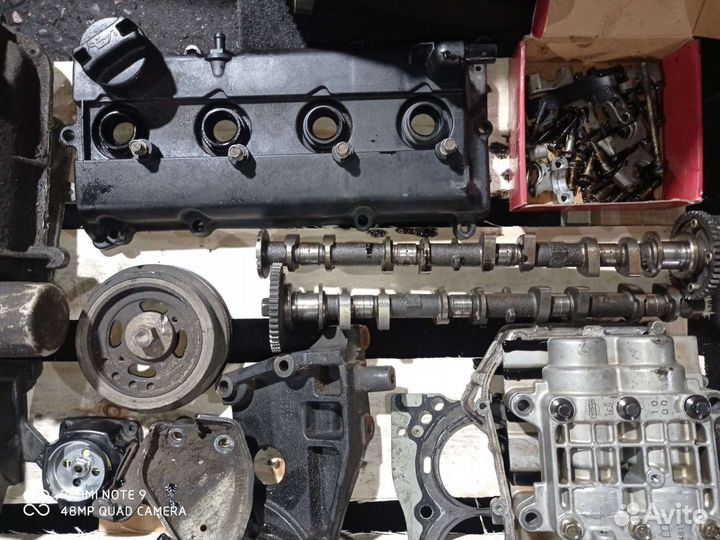 Двигатель в разборе QR25 DE