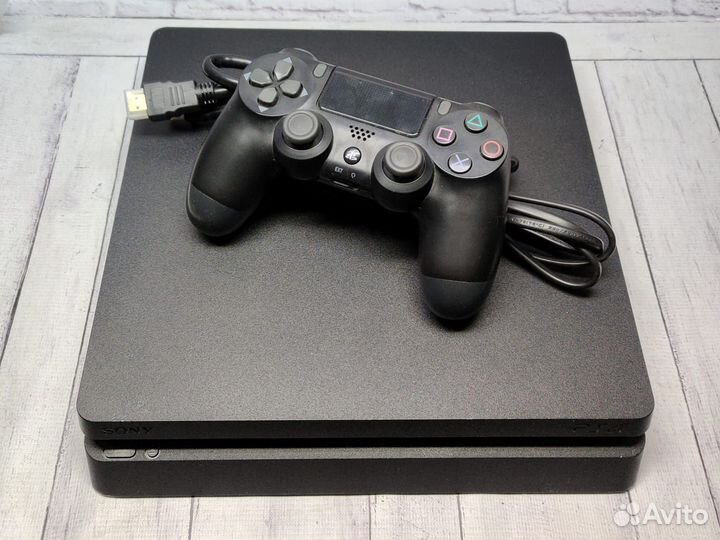 Игровая пристука Sony PS4 slim (1TB, 2208B, бу, 15