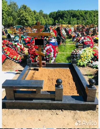 Памятники из гранита, благоустройство