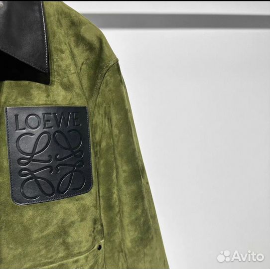 Бомбер Loewe Green замша