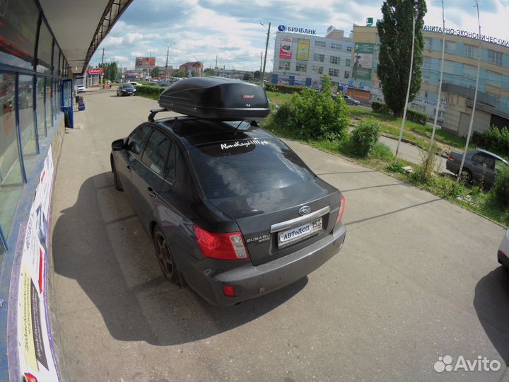 Багажник бокс на крышу Subaru Impreza седан 2008
