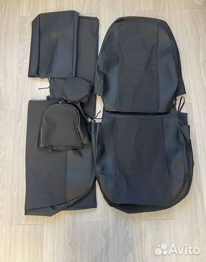 Автомобильные чехлы из экокожи Toyota Corolla