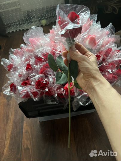 Искусственные цветы розы