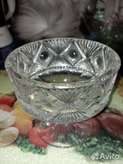 Вазы хрустальные,ссср,новые