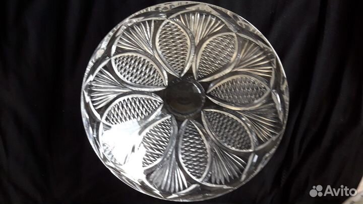 Салатник хрустальный 24 см СССР