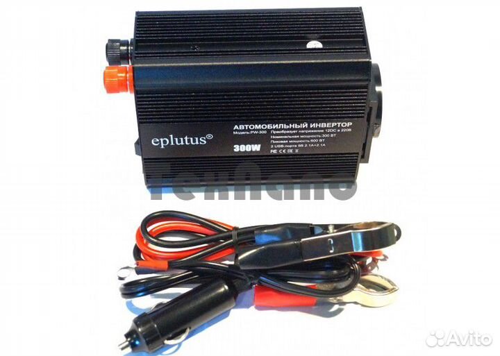 Автомобильный Инвертор +2USB 